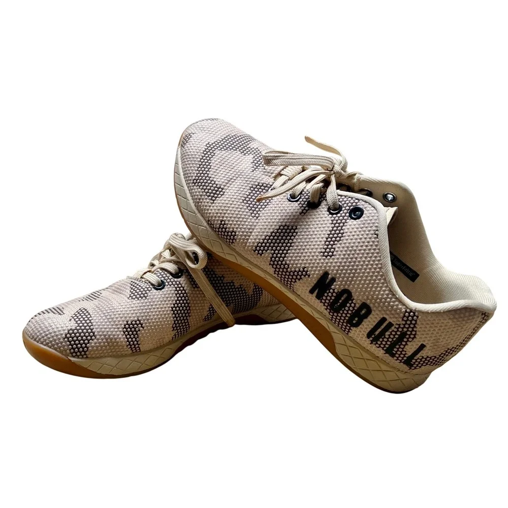 NOBULL Sand‎ Camo SuperFabric Trainer Shoes Womens 8.5 Mens 7 Low Top Sneaker
